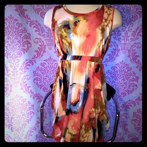Simply Vera Vera Wang Sleeveless Print Dress